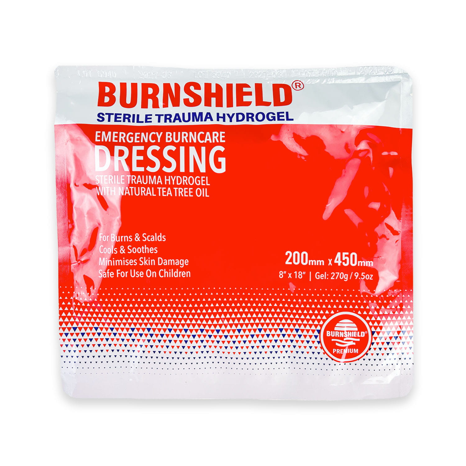 Opatrunek hydrożelowy Burnshield 20x45cm