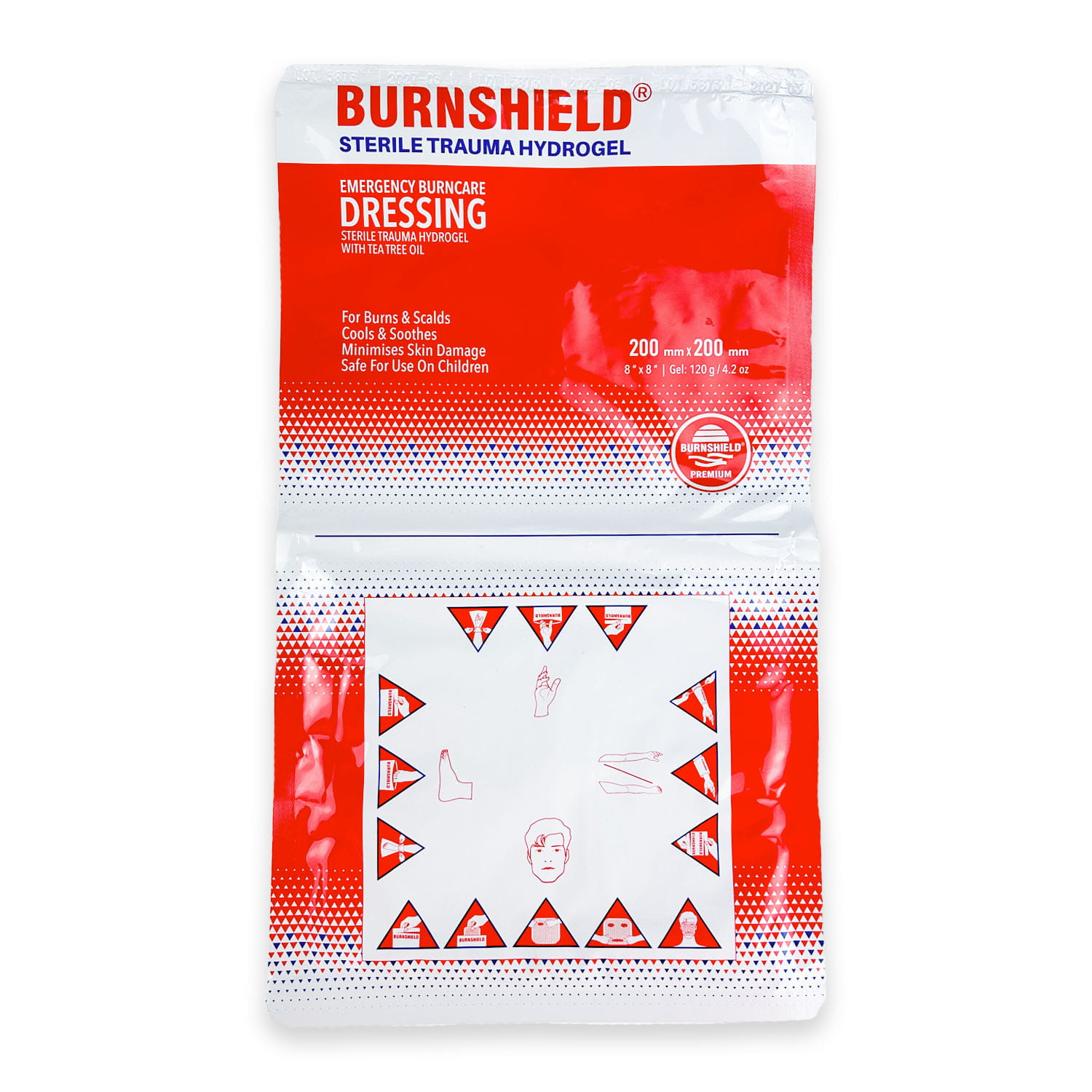 Opatrunek hydrożelowy Burnshield 20x20cm