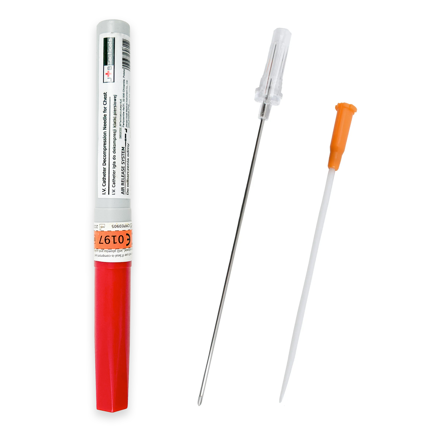 Igła Angiocath do odbarczania odmy prężnej JB 14Ga x 3,25″