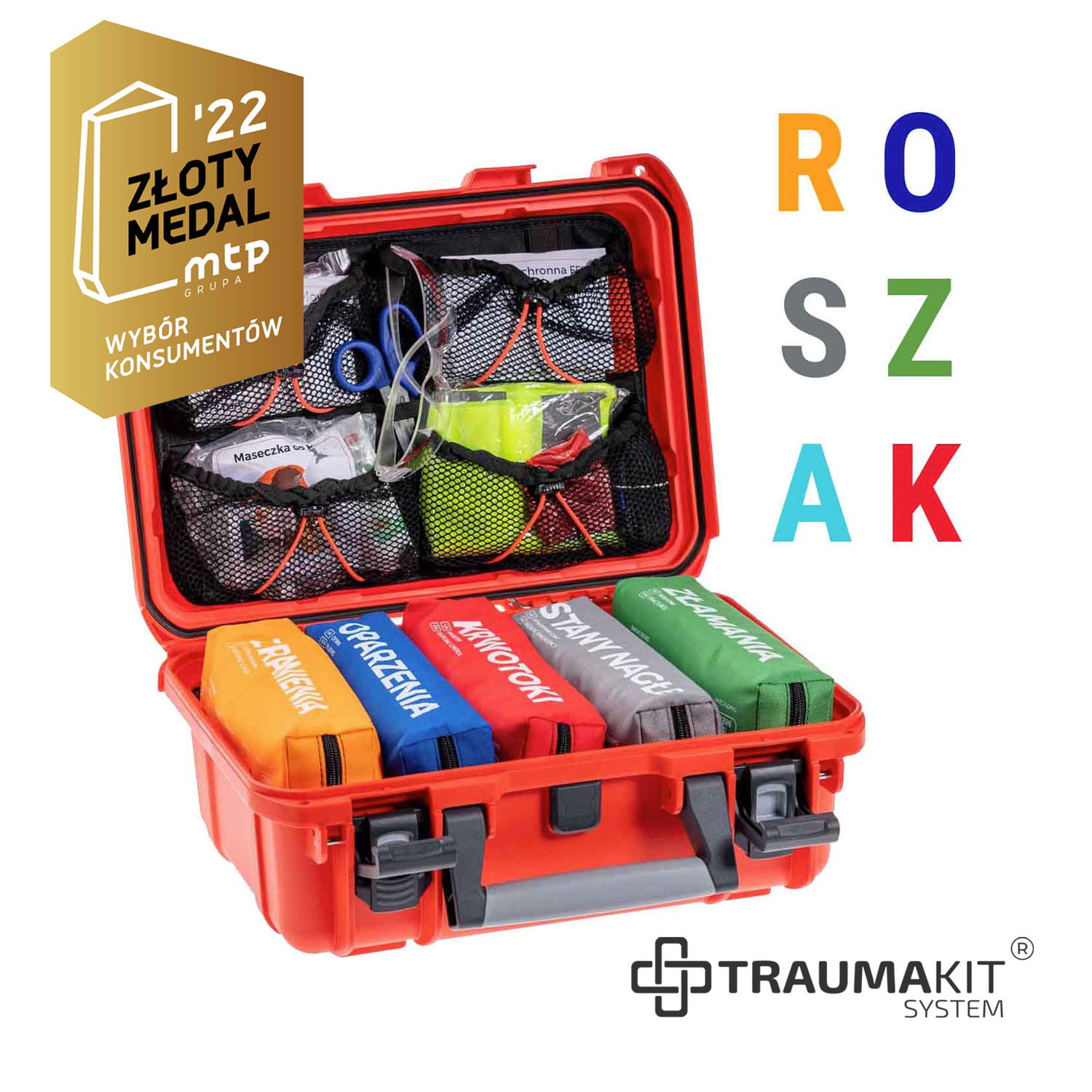 Apteczka modułowa TRAUMAKIT - ROSZAK - walizka