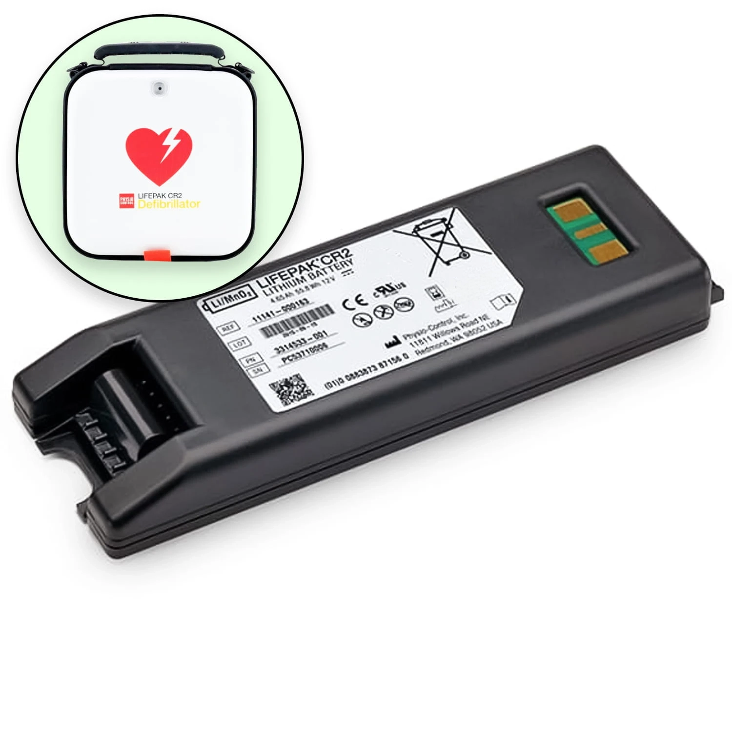 Bateria do defibrylatora Lifepak CR2