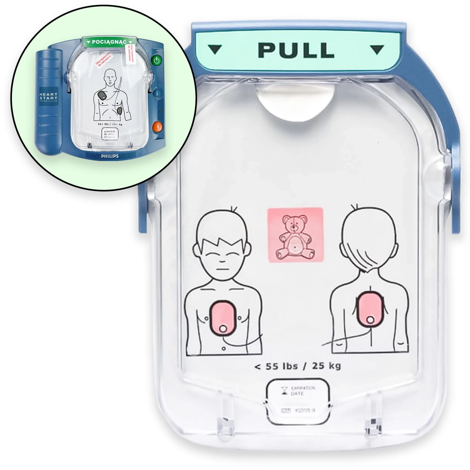 Elektrody terapeutyczne Philips HS1 dla dzieci 