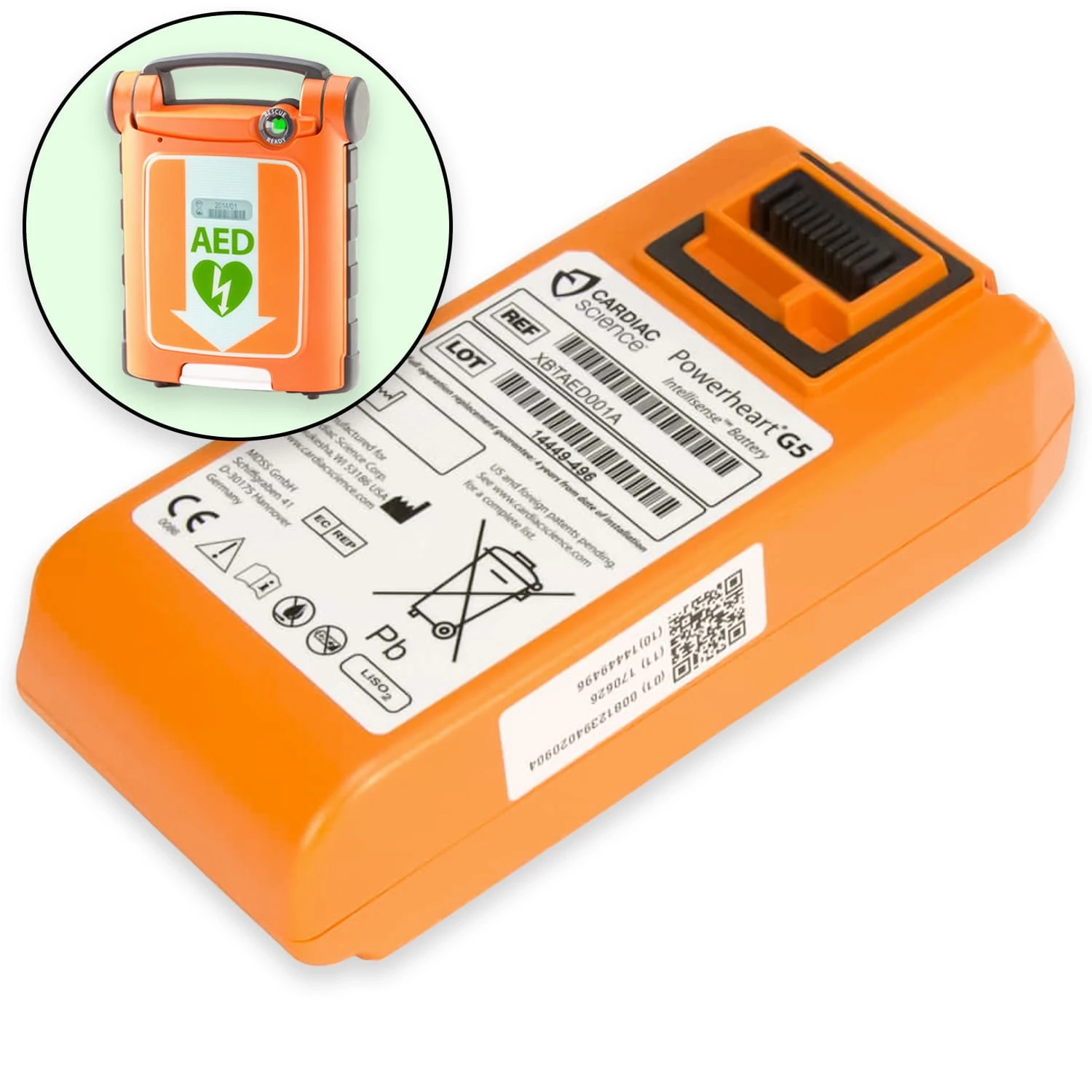 Bateria do defibrylatora Cardiac Science G5