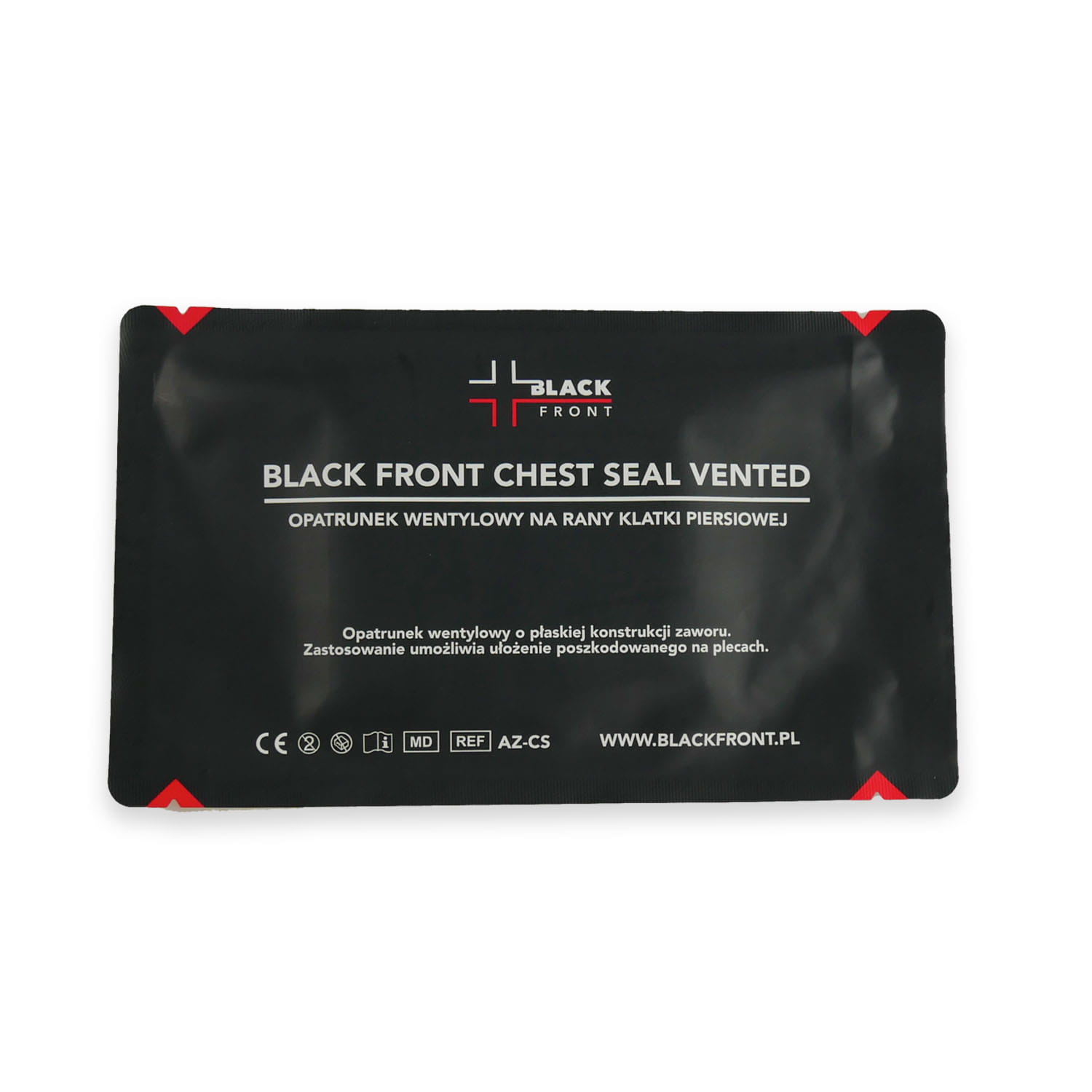 Opatrunek wentylowy Black Front Chest Seal Vented