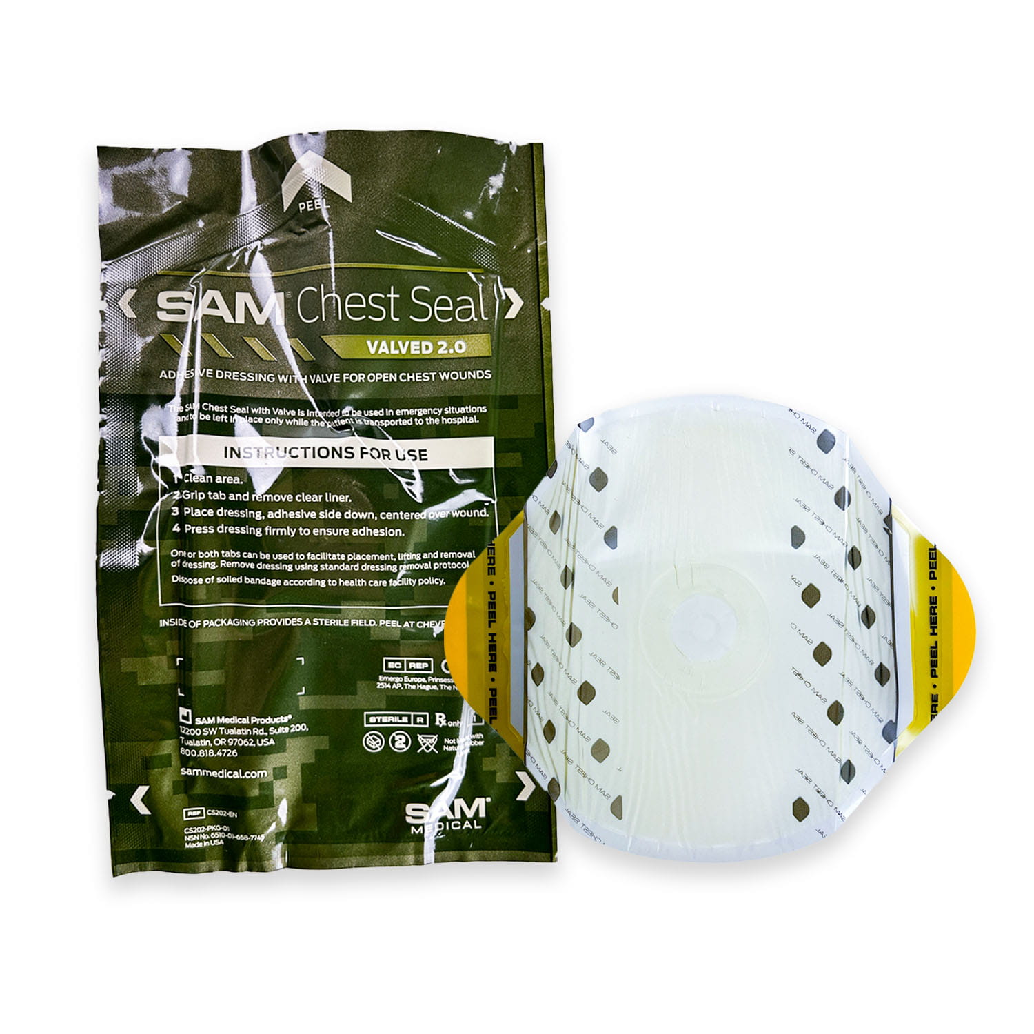 Opatrunek wentylowy SAM Chest Seal