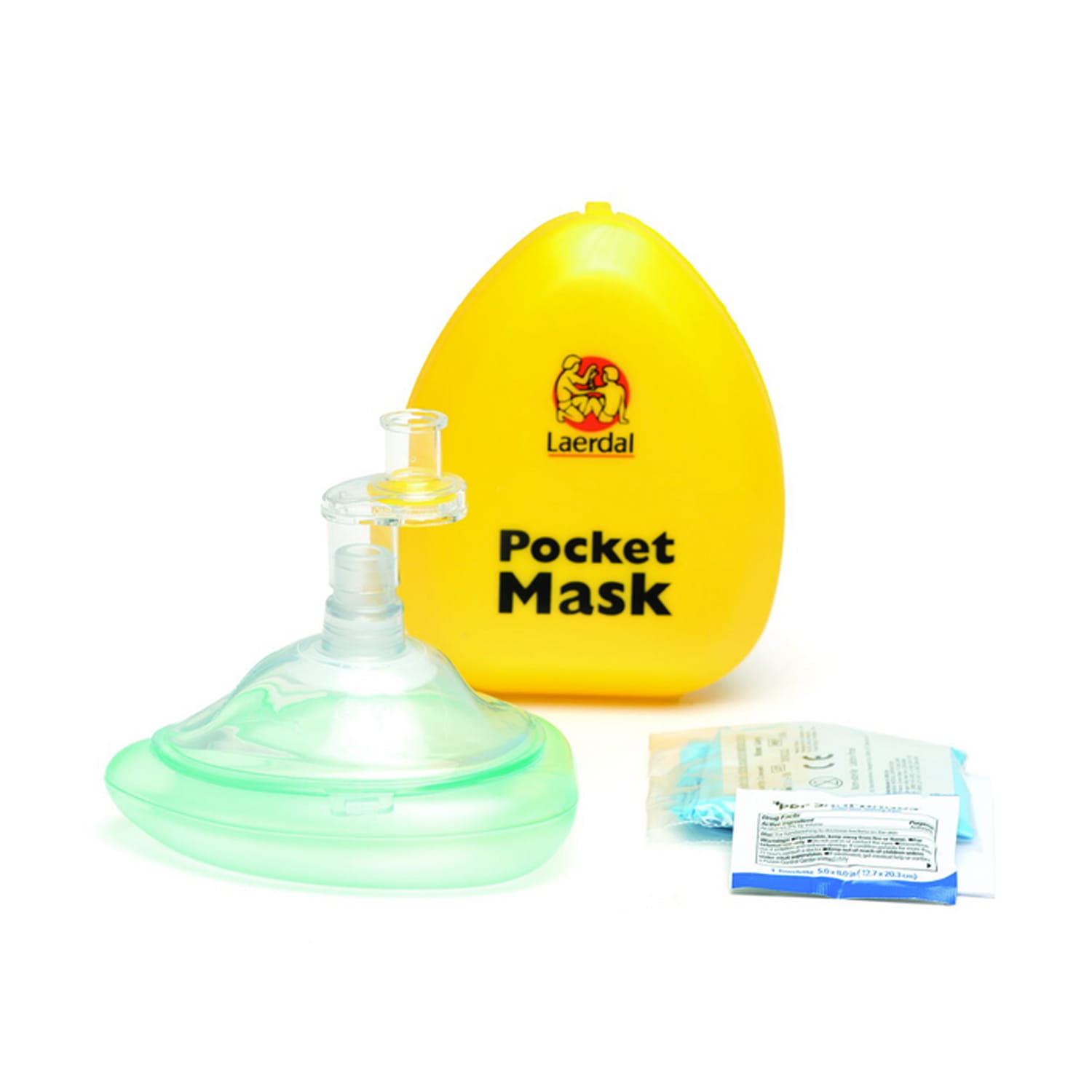 Maska ratownicza dla dorosłych w twardym etui Laerdal Pocked Mask [820011]